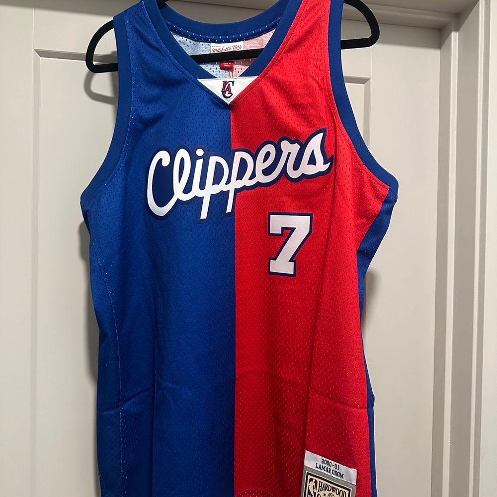 Mitchell & Ness Split Swingman Lamar Odom LA Clippers 2000-01